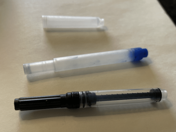 how to fill a fountain pen cartridge converter
