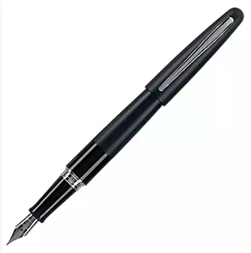 Pilot Metropolitan Fountain Pen, Black, 1.0mm Stub nib