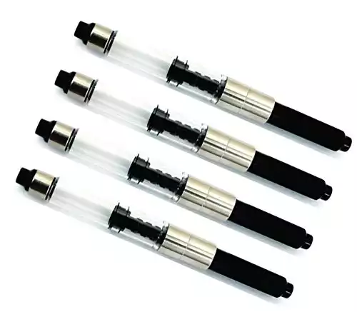 SCHMIDT Universal Fountain Pen Ink Converter(Pack of 4)
