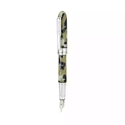 CONKLIN Minigraph Fountain Pen (White Stain) - Medium Nib