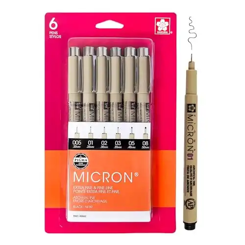 SakuraK Pigma Micron Fineliner Pens